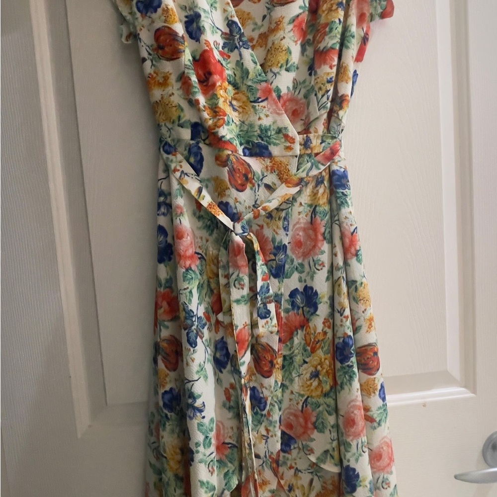 Wayf Multicolor Floral High low dress